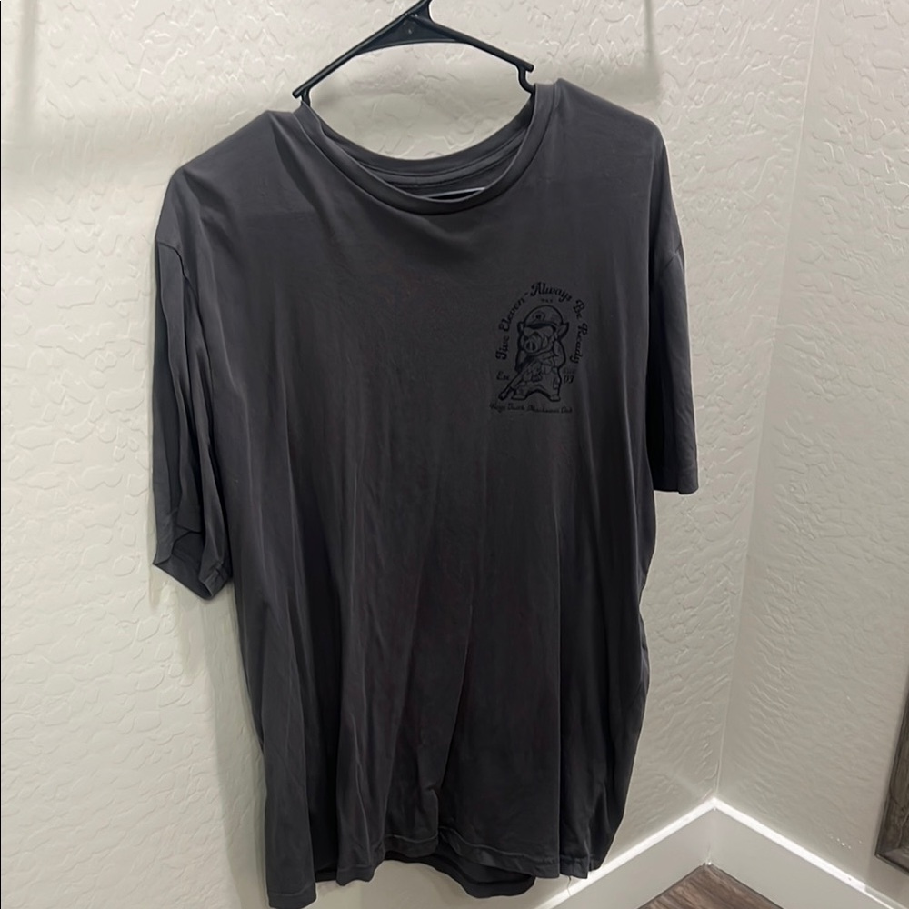 Men's Gray Graphic T-Shirt